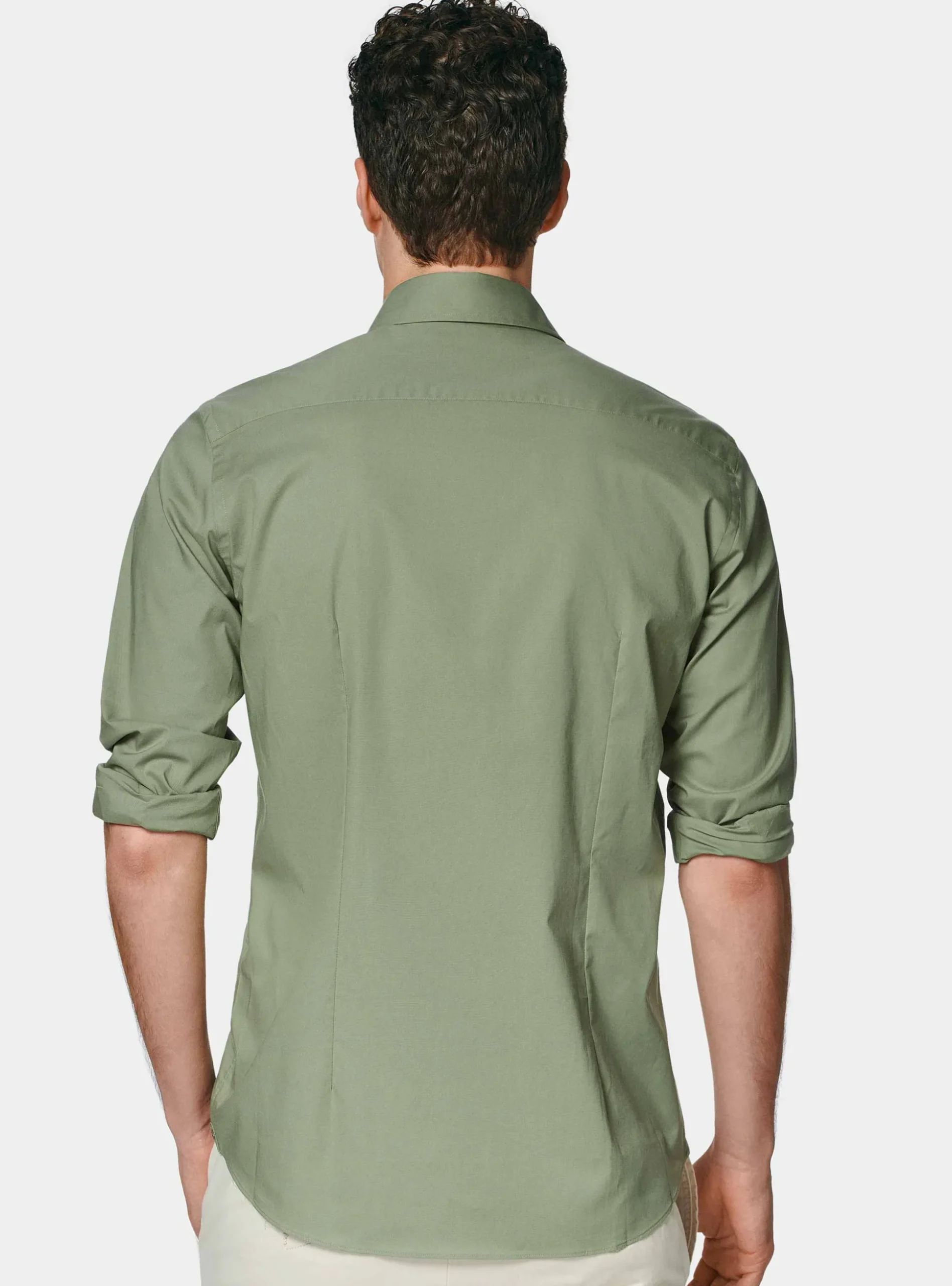 Camicia in popeline stretch