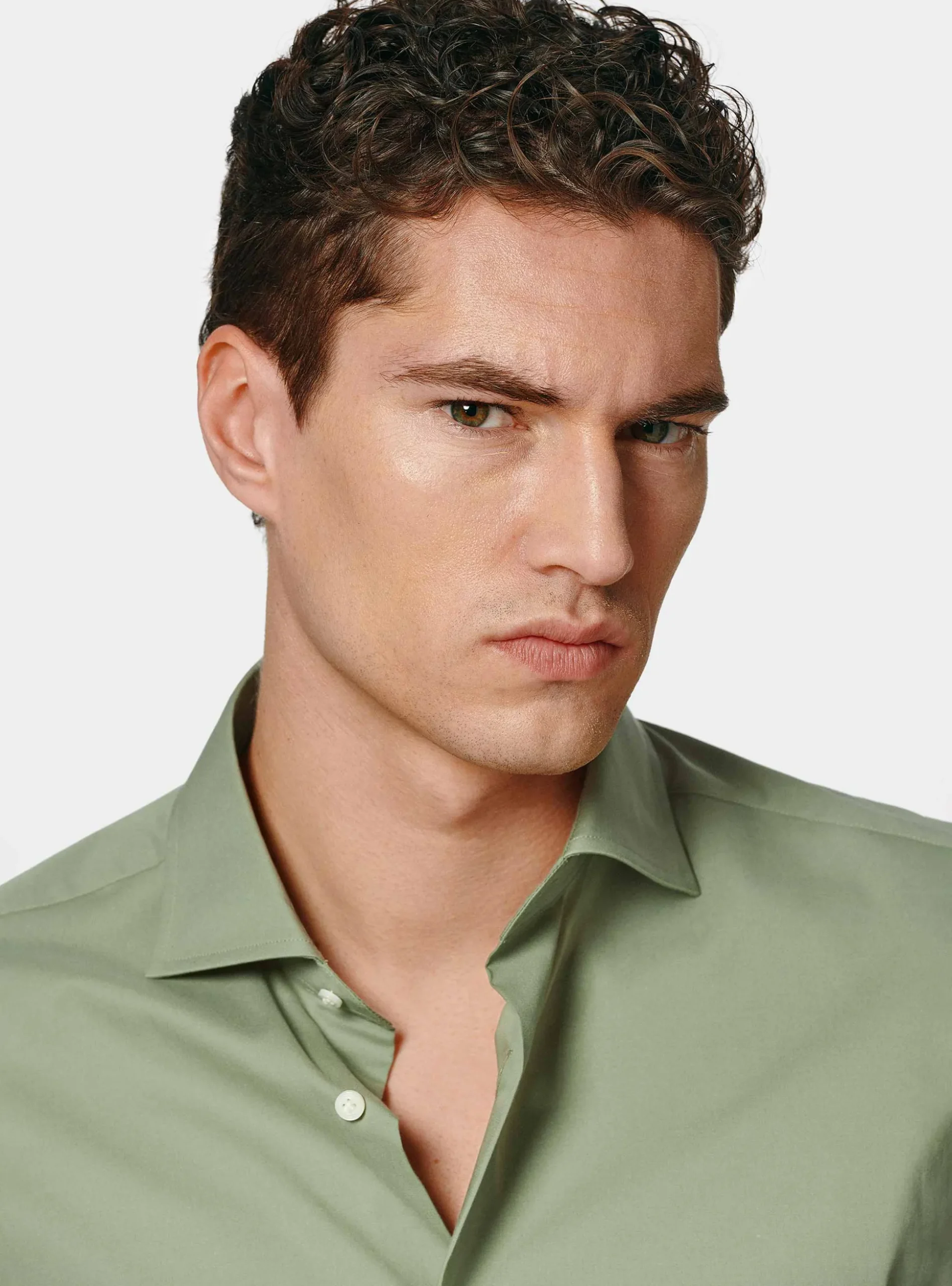 Camicia in popeline stretch