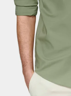 Camicia in popeline stretch