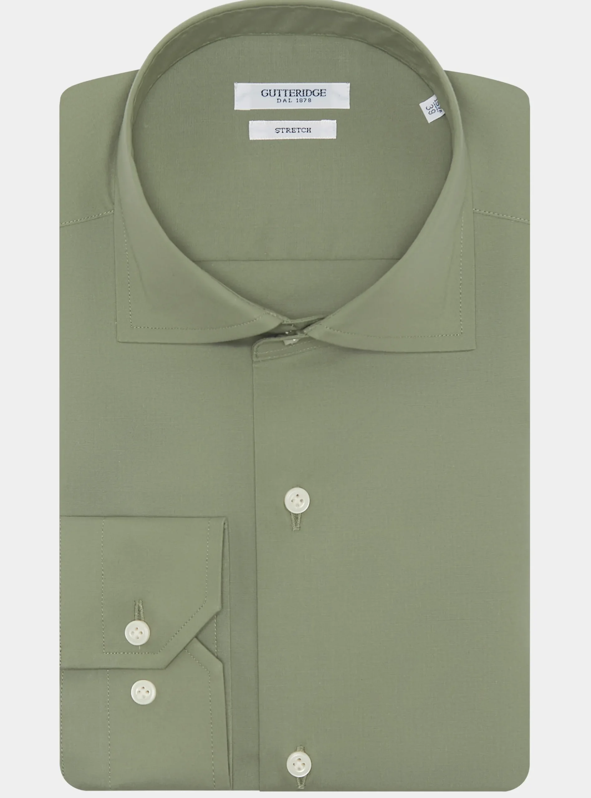 Camicia in popeline stretch