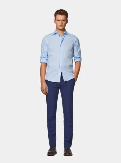 Camicia in popeline stretch