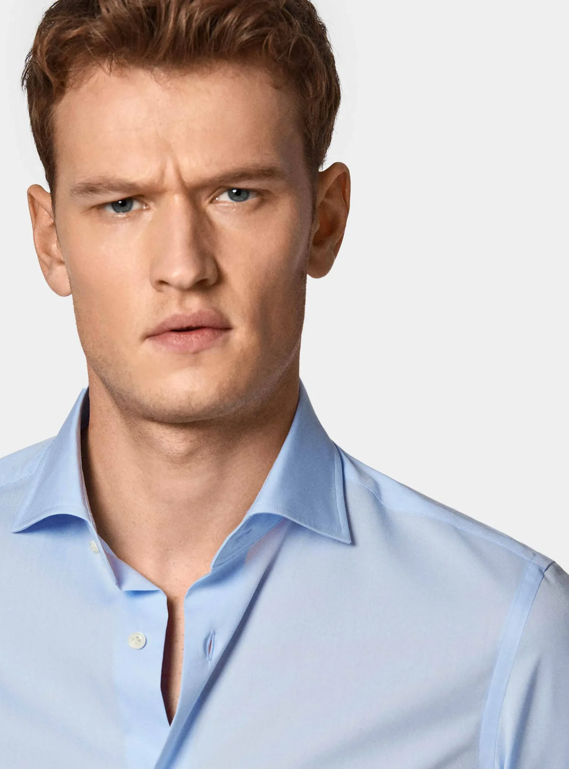 Camicia in popeline stretch