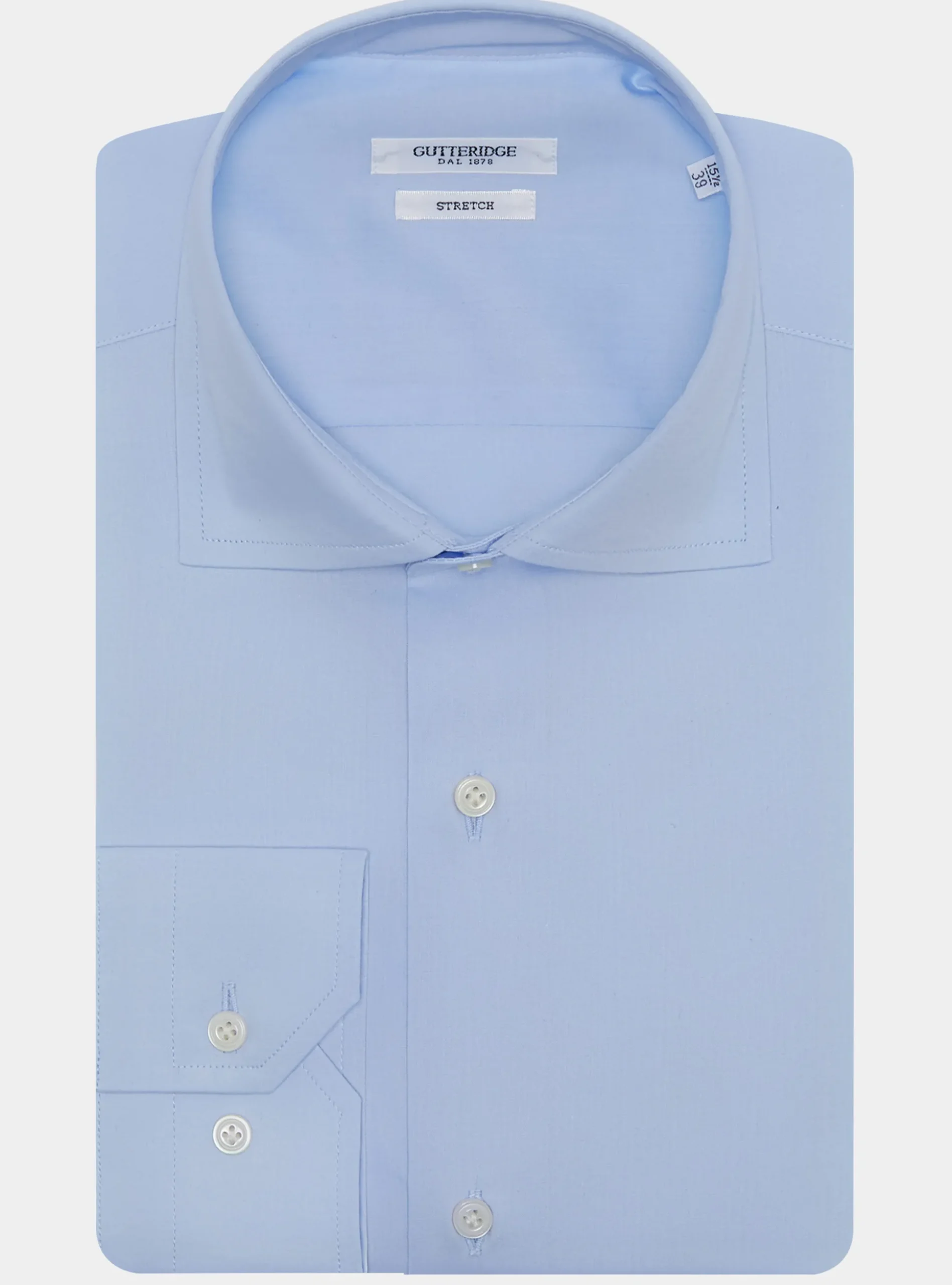 Camicia in popeline stretch