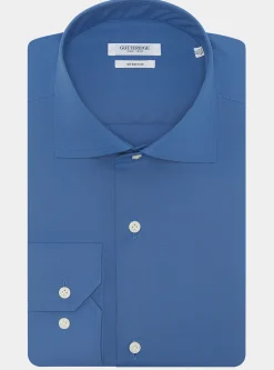 Camicia in popeline stretch