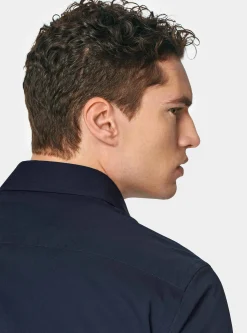 Camicia in popeline stretch