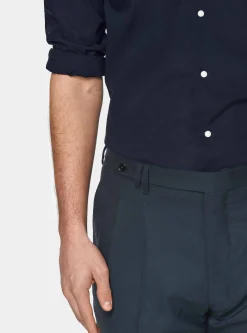 Camicia in popeline stretch