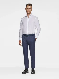 Camicia in popeline stretch