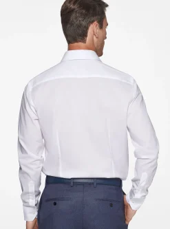 Camicia in popeline stretch