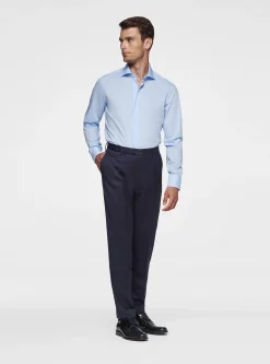 Camicia in popeline stretch
