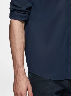Camicia in popeline stretch