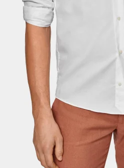 Camicia in puro cotone operato