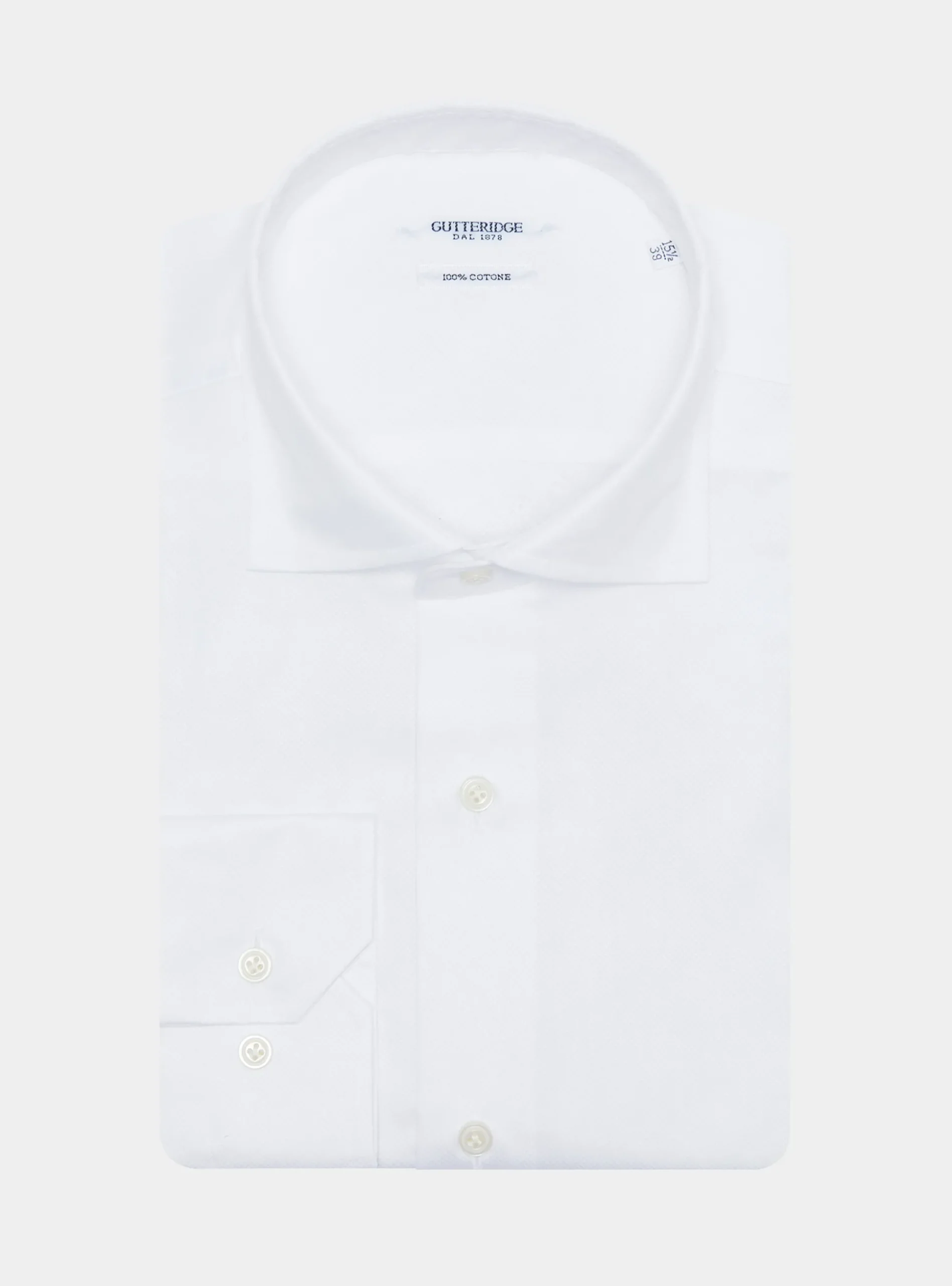 Camicia in puro cotone operato