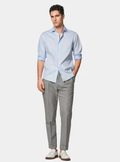 Camicia in puro cotone operato