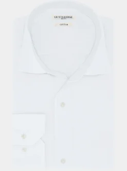 Camicia in puro cotone seersucker