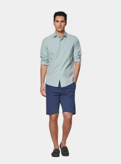 Camicia in puro cotone seersucker