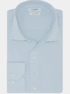 Camicia in puro cotone seersucker