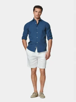 Camicia in puro cotone seersucker