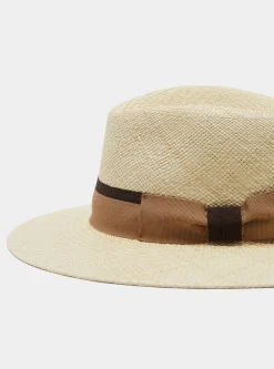 Cappello panama con fascia