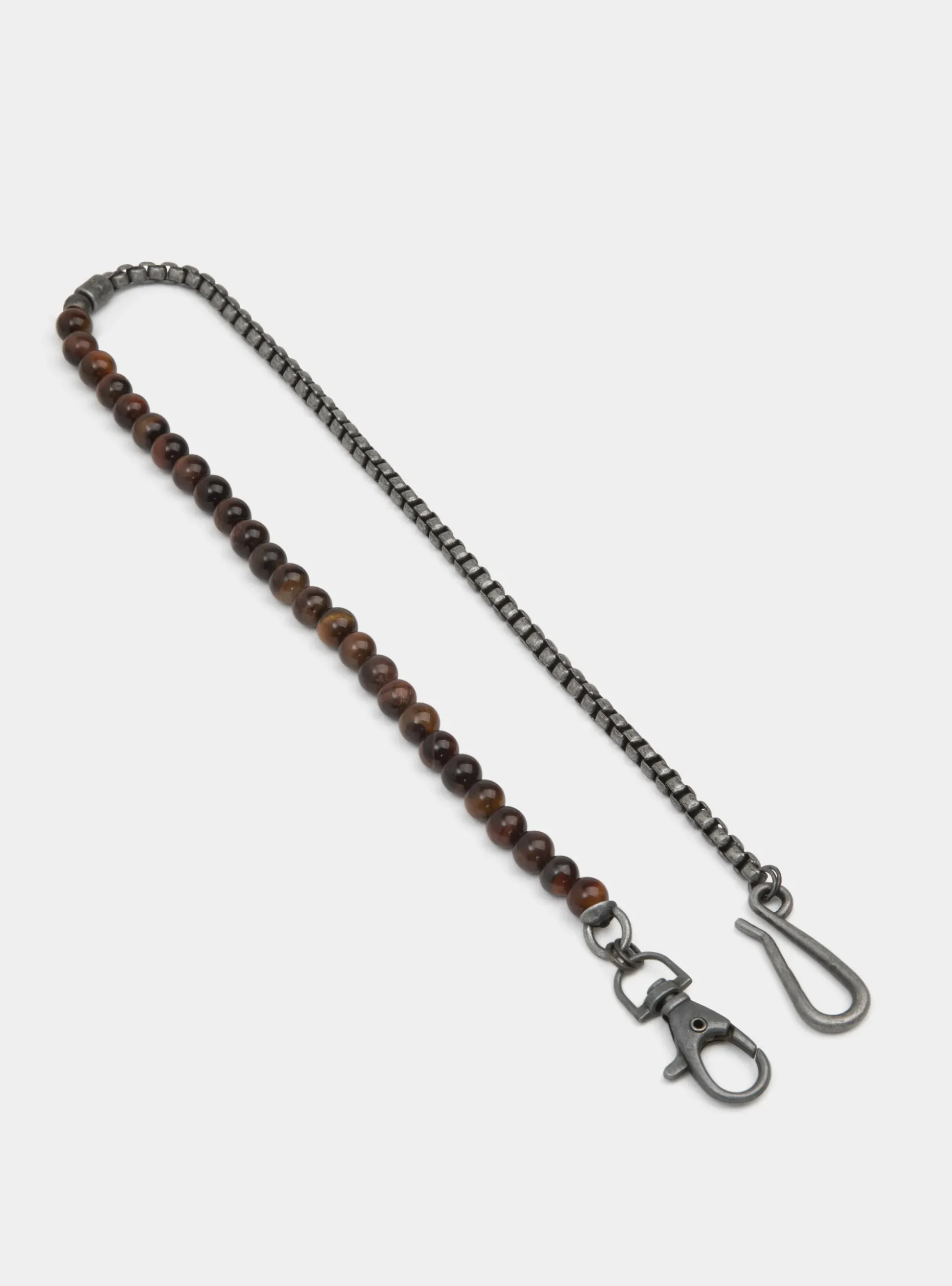 Catena pantaloni con sfere marroni