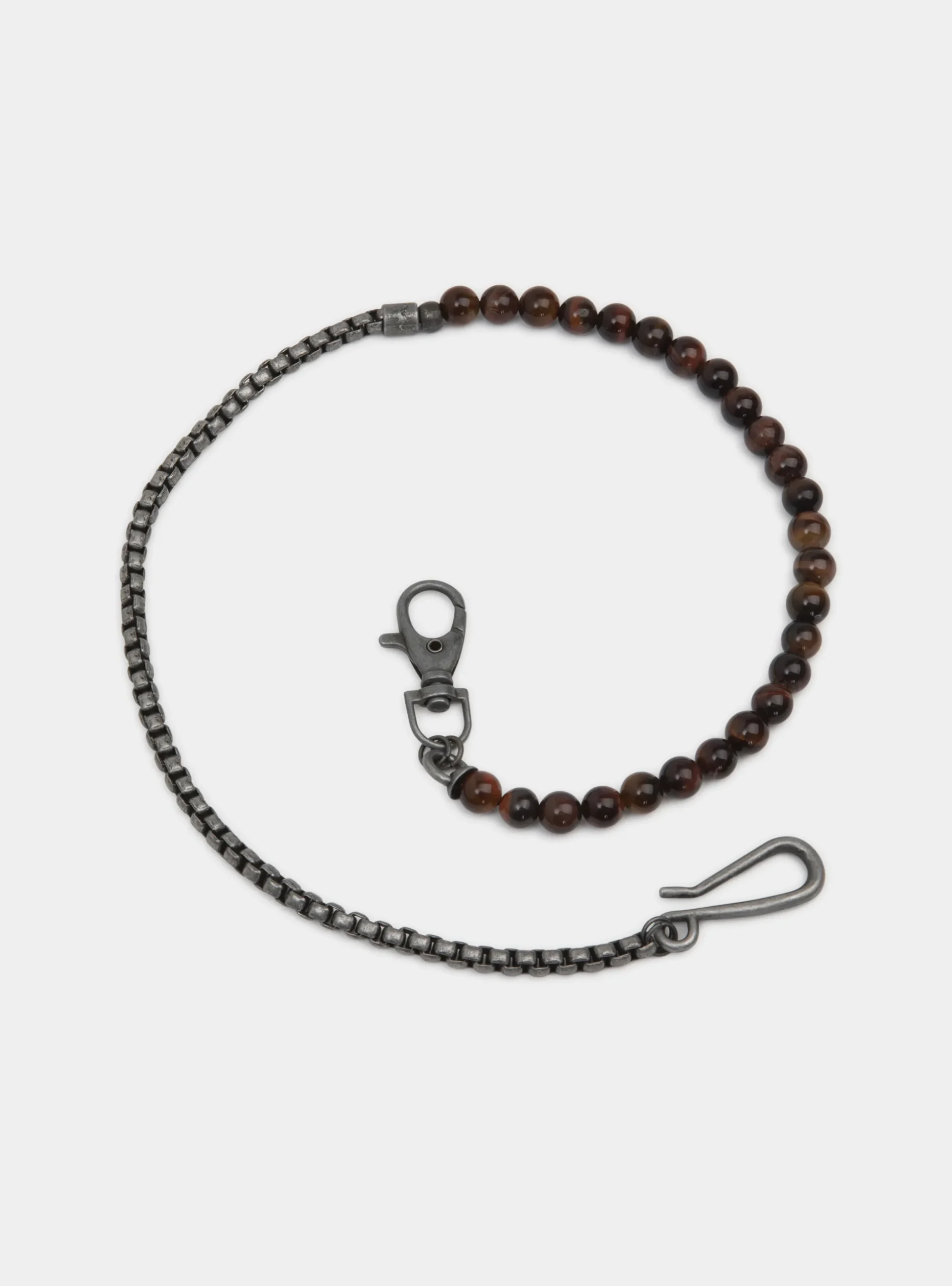 Catena pantaloni con sfere marroni