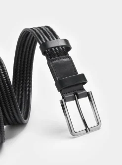 Cintura intrecciata in pelle