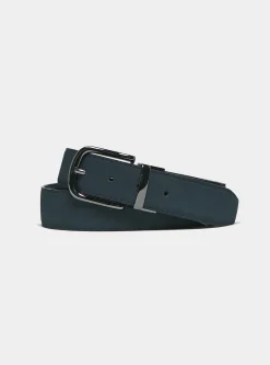 Cintura reversibile in suede