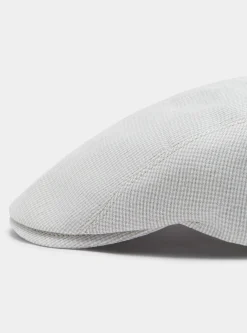 Coppola in puro lino pied de poule