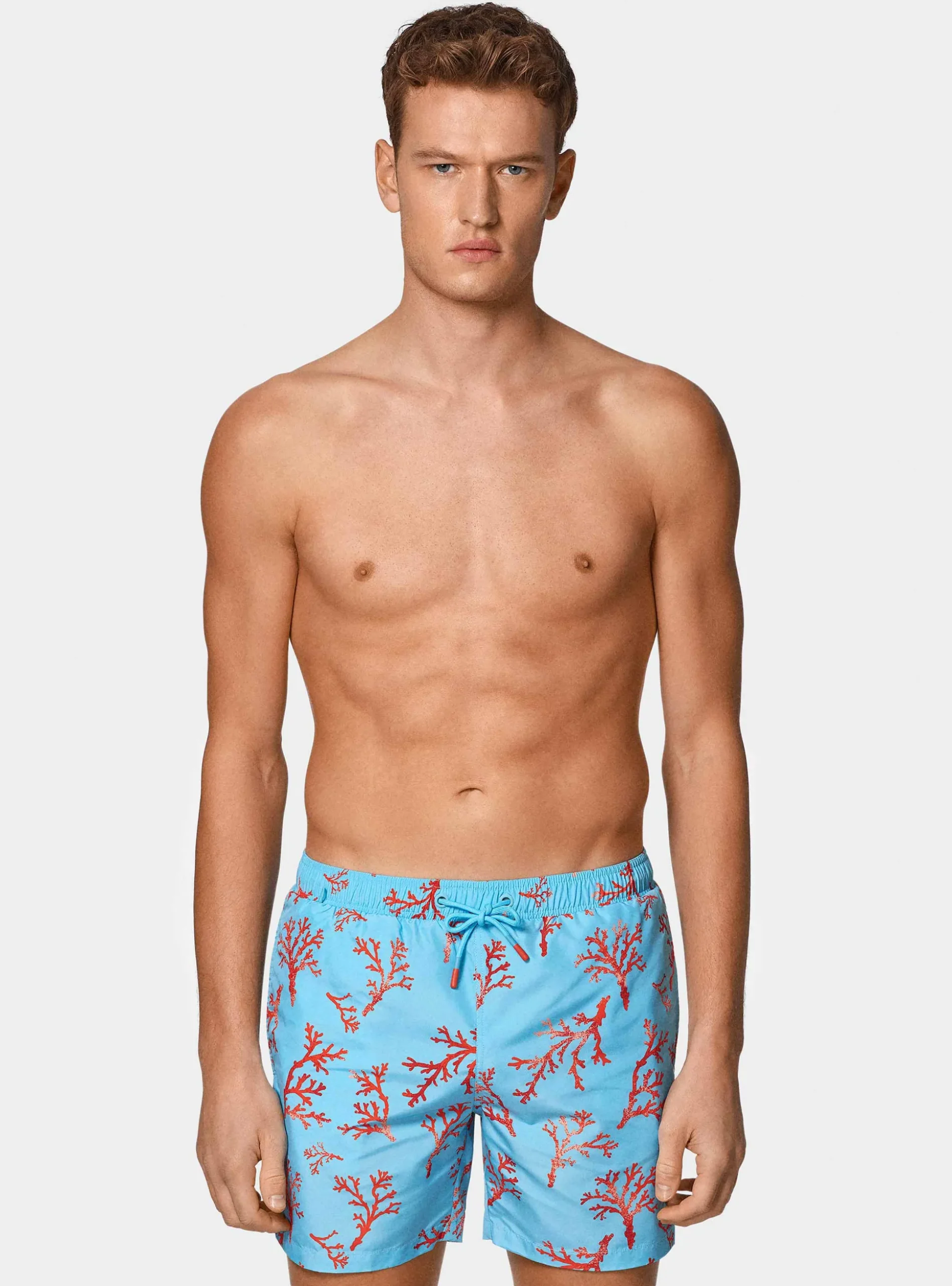 Costume da bagno stampa corallo