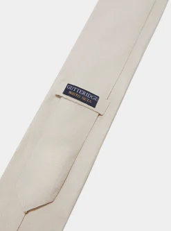 Cravatta in seta e lino