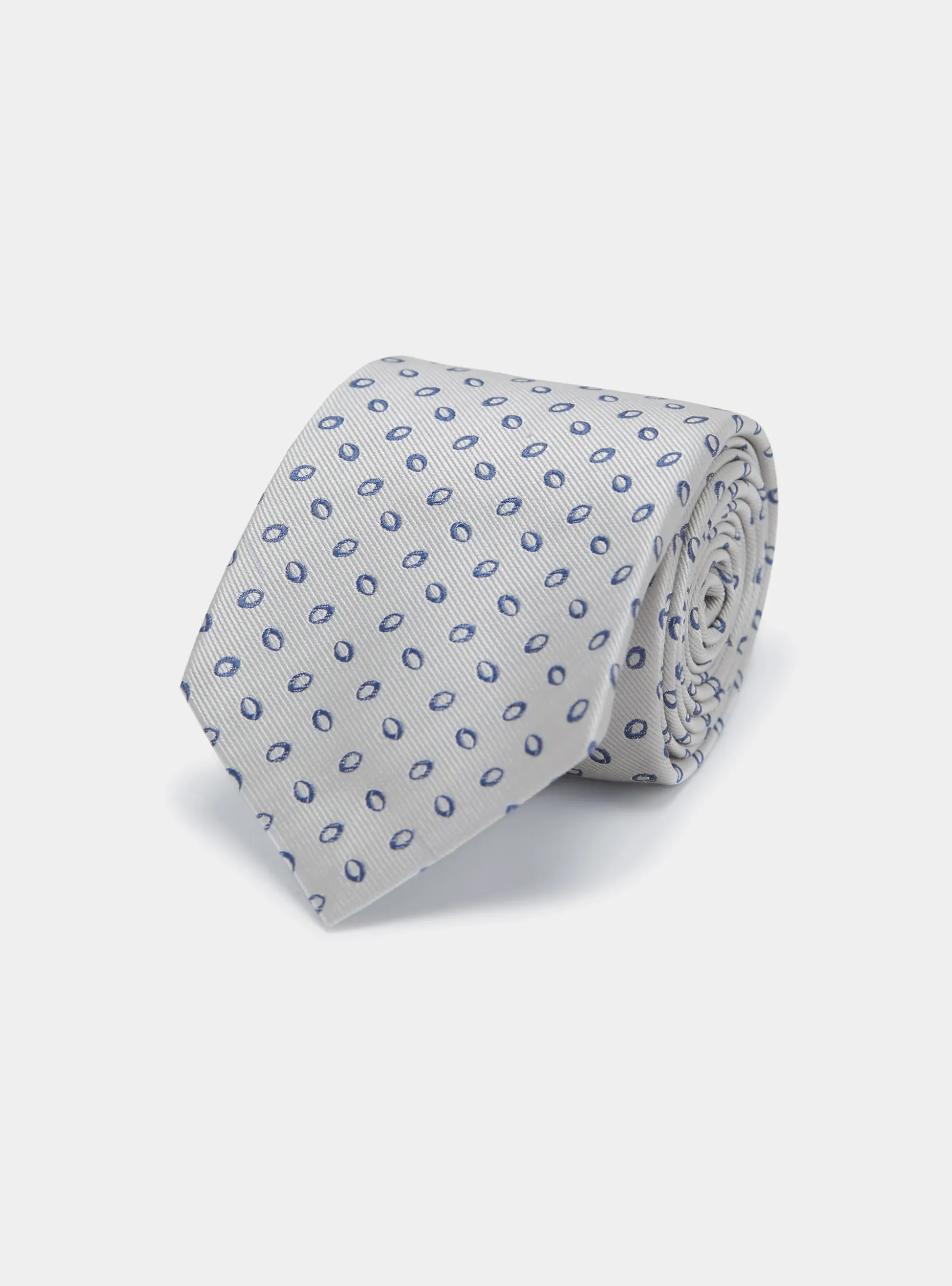 Cravatta in seta fantasia twill jacquard