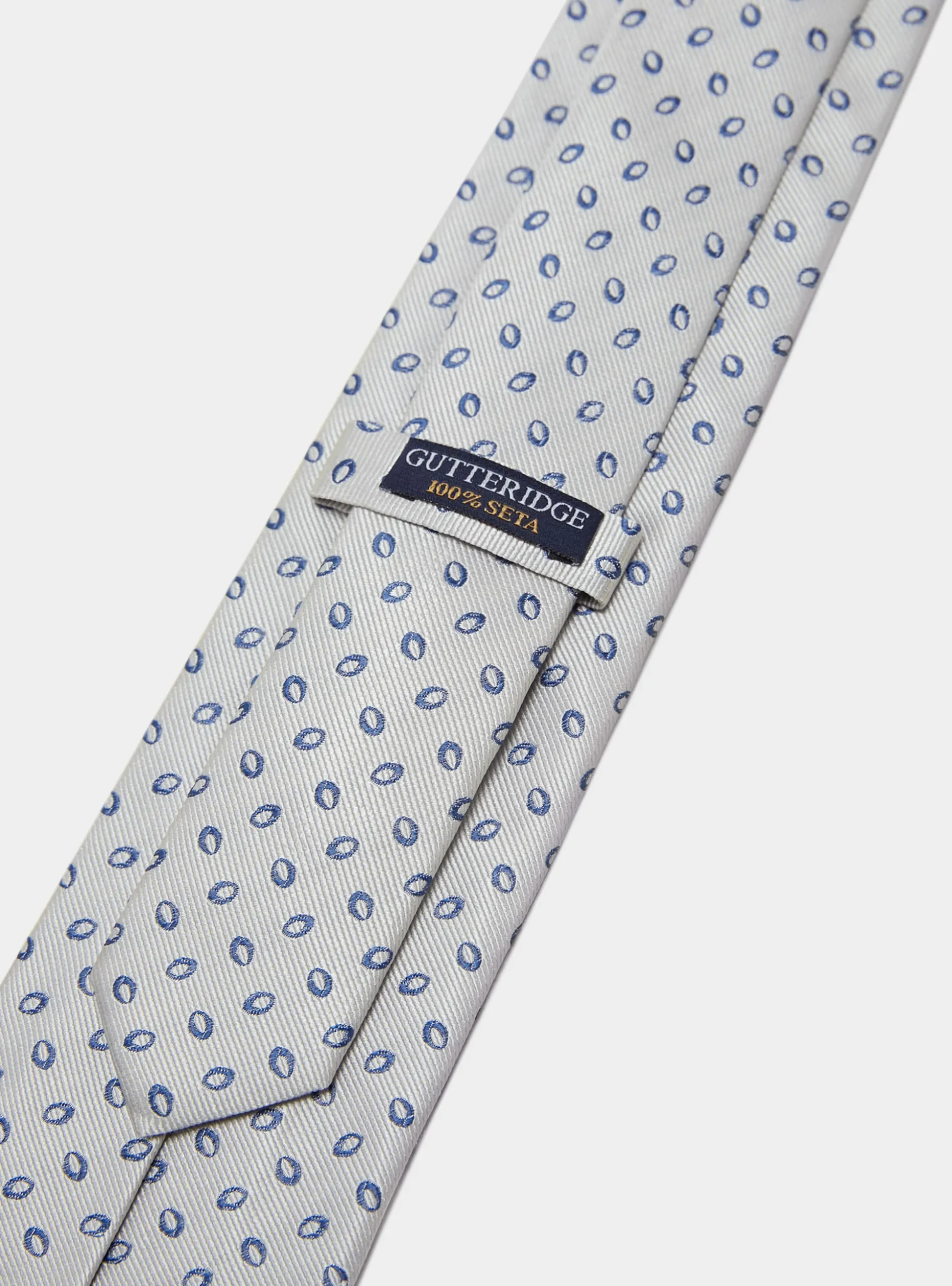 Cravatta in seta fantasia twill jacquard