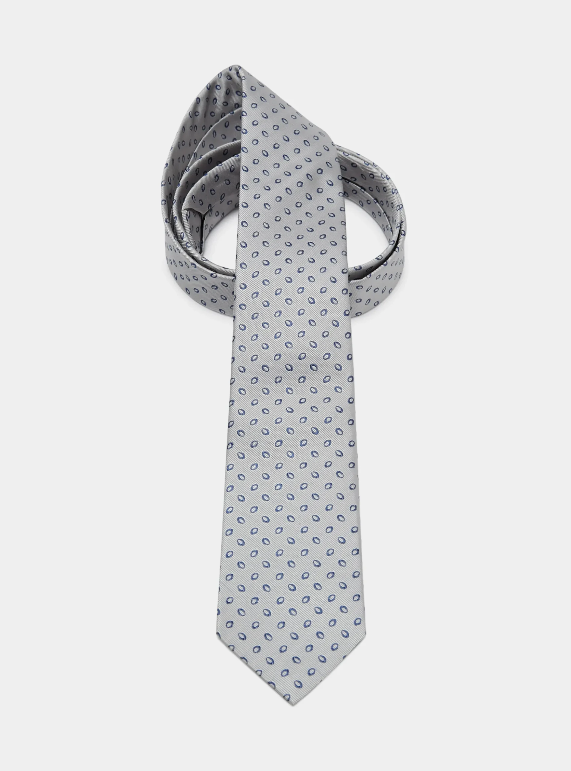 Cravatta in seta fantasia twill jacquard