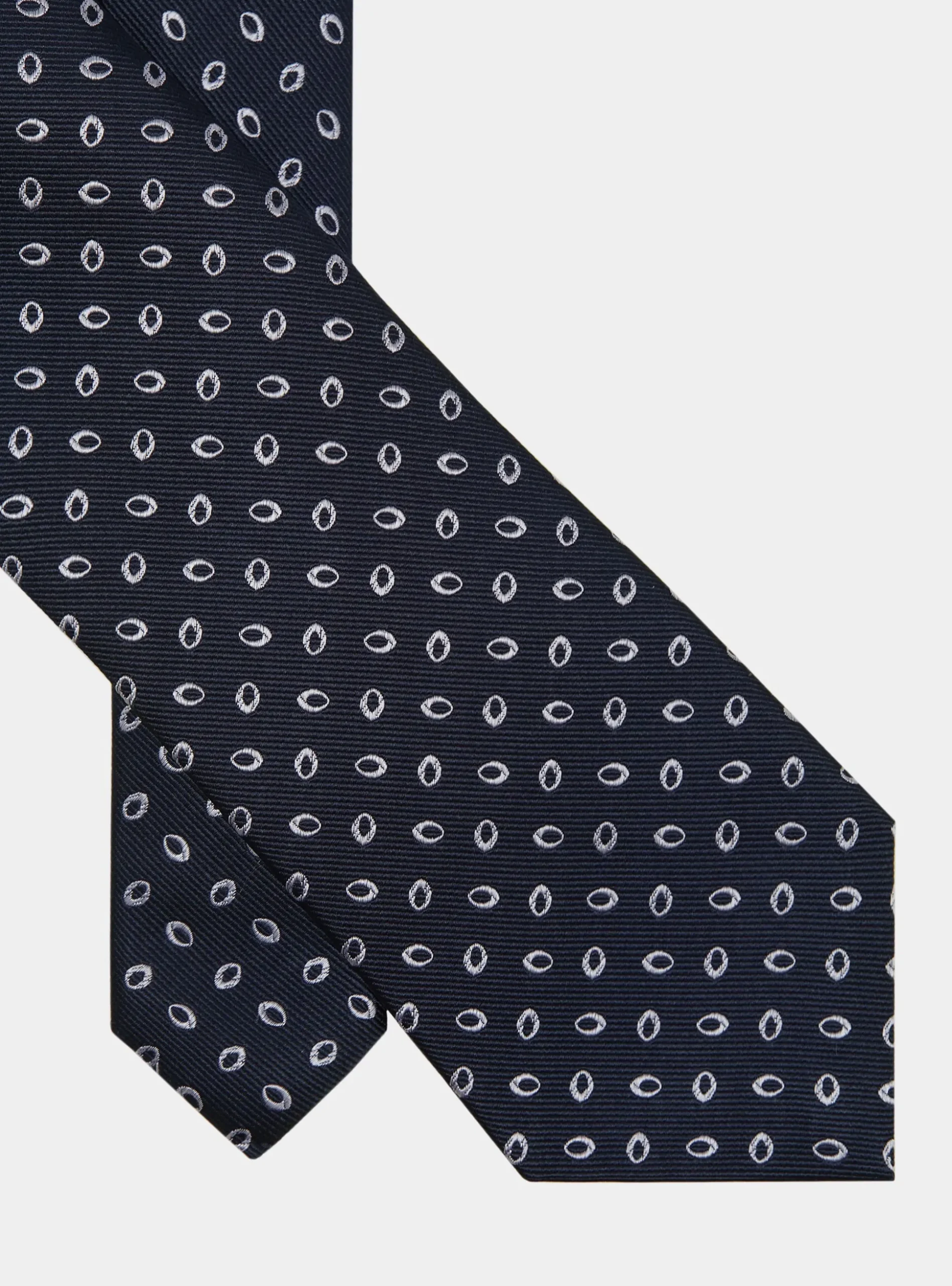 Cravatta in seta fantasia twill jacquard