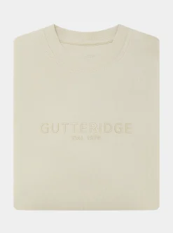 Felpa girocollo GT01 con logo Gutteridge