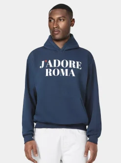 Felpa J'adore Roma in misto cotone
