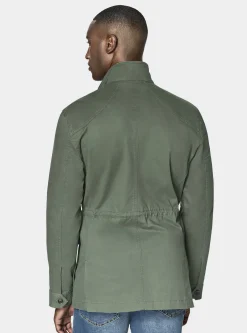 Field jacket in twill stretch