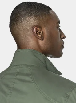 Field jacket in twill stretch