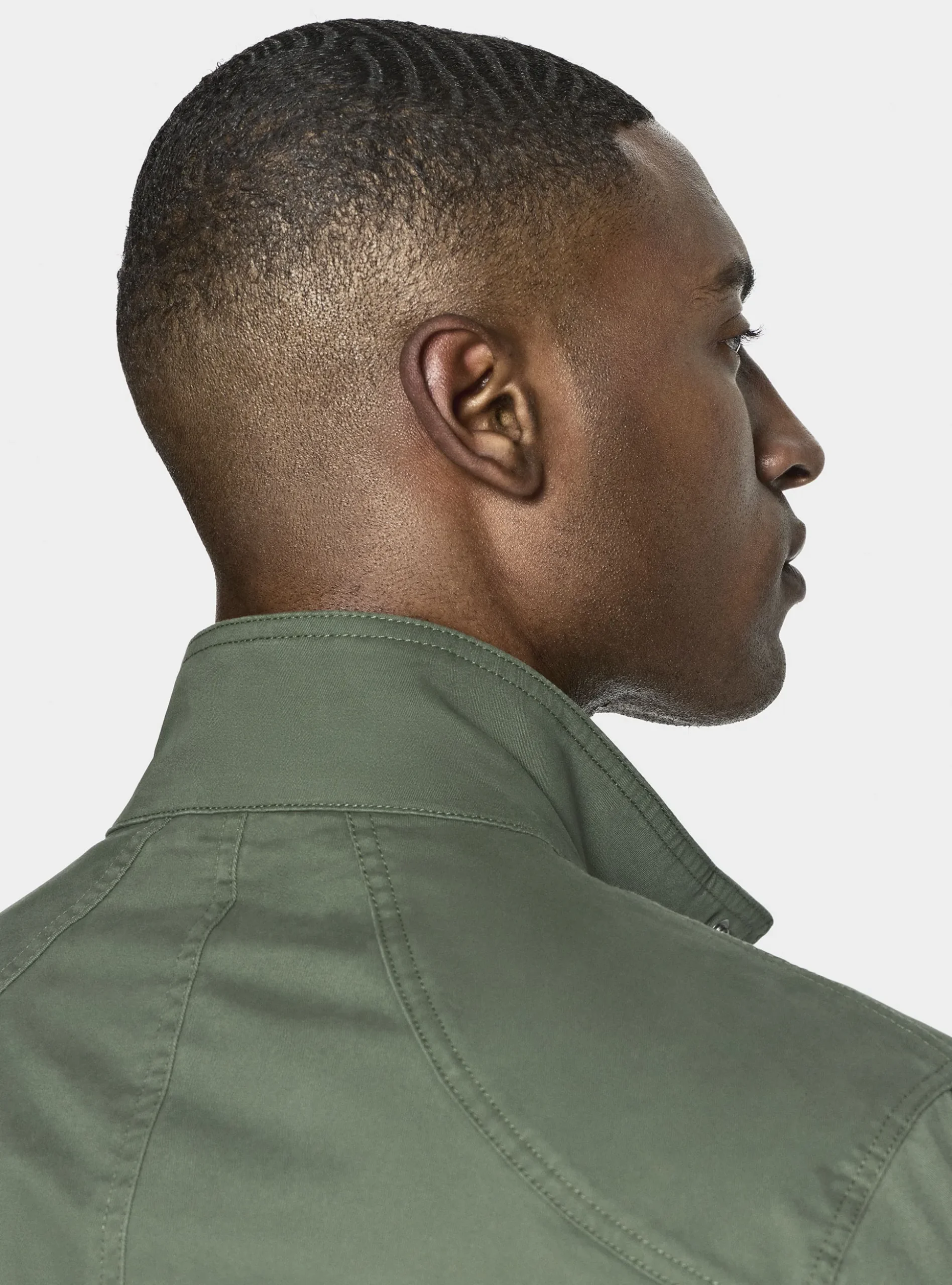 Field jacket in twill stretch
