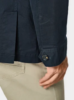 Field jacket in twill stretch