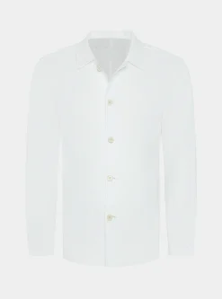 Giacca camicia in puro lino