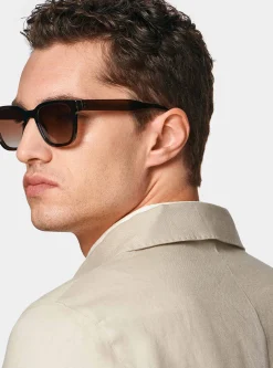 Giacca camicia in puro lino