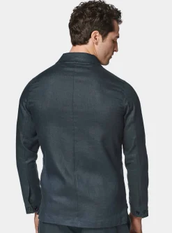 Giacca camicia in puro lino