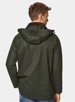 Giacca cerata in misto cotone
