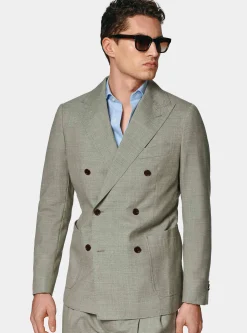 Giacca doppiopetto in pura lana Vitale Barberis Canonico
