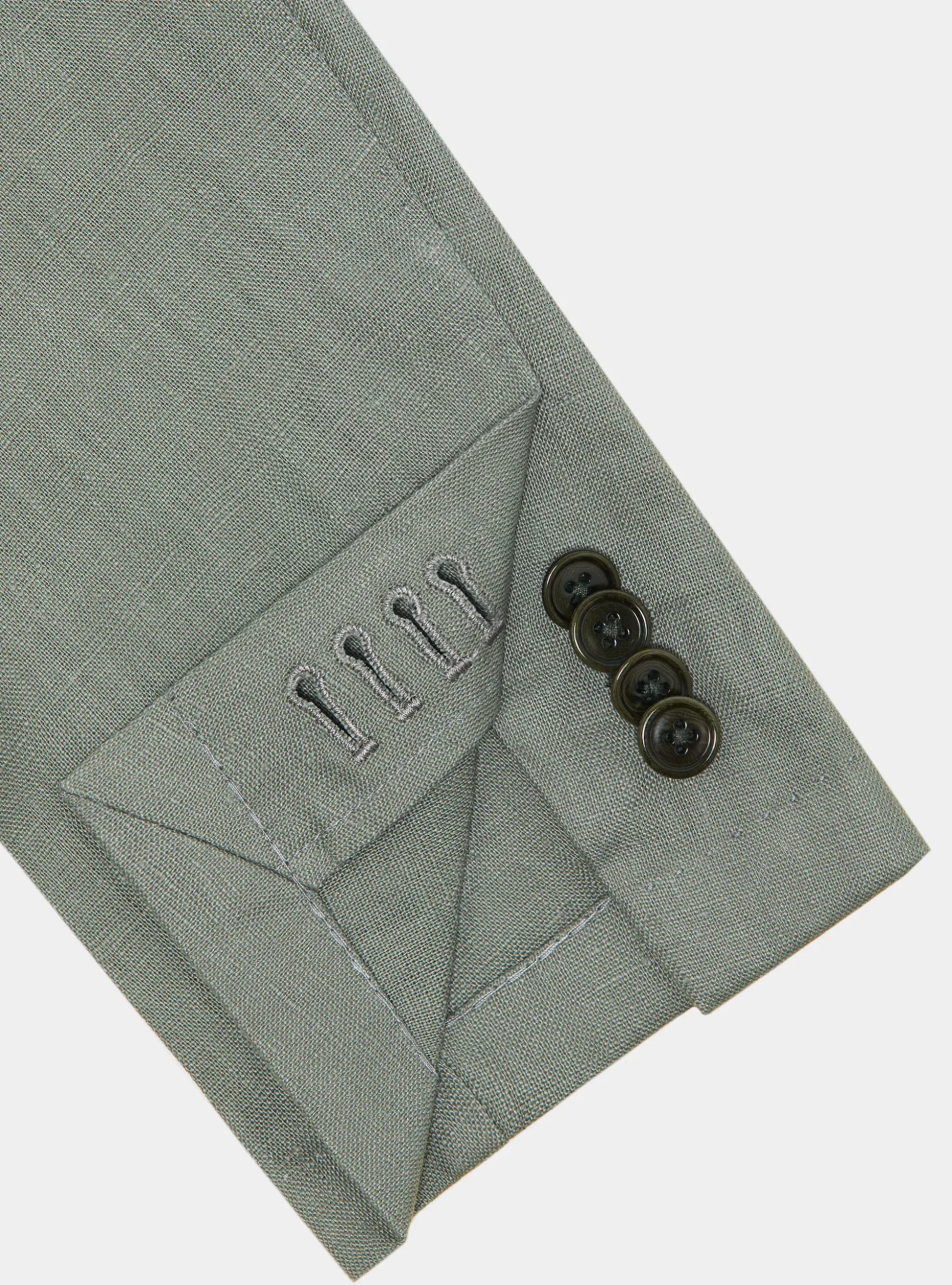 Giacca doppiopetto in puro lino