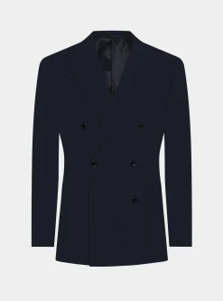 Giacca doppiopetto in pura lana Vitale Barberis Canonico