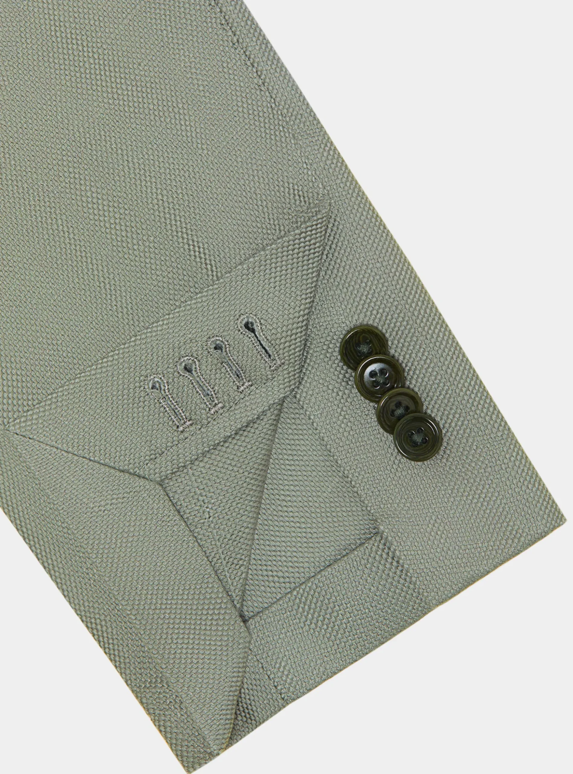 Giacca hopsack in cotone e lino