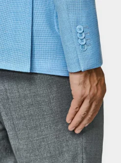 Giacca hopsack in lana Vitale Barberis Canonico