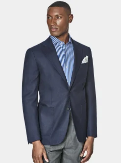 Giacca hopsack in lana Vitale Barberis Canonico
