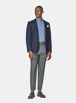 Giacca hopsack in lana Vitale Barberis Canonico